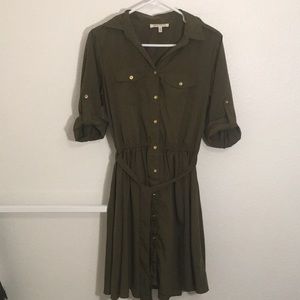Olive Green Dress